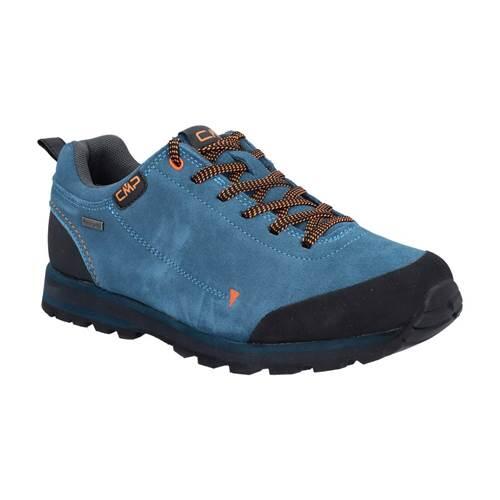 CMP Męskie buty trekkingowe Elettra Low Hiking Wp, Deep Lake-Flame, 43 EU, Deep Lake Flame, 43 EU