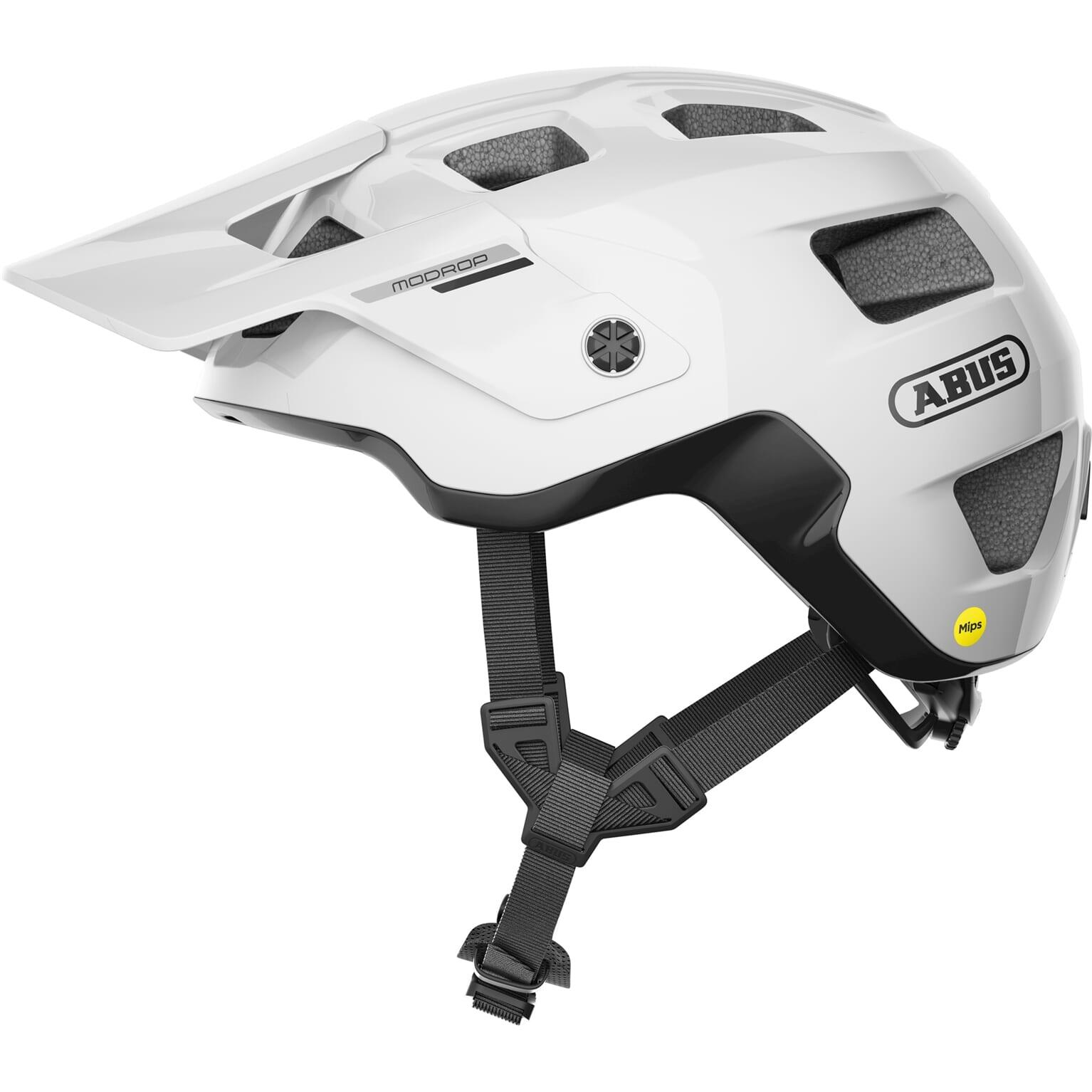 Abus MoDrop MIPS Shiny White S Kask rowerowy