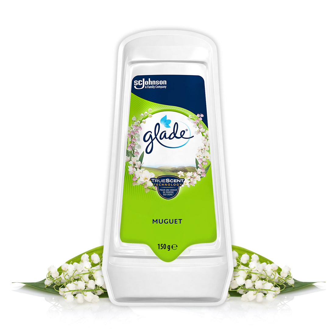 Żelowy odświeżacz powietrza Glade Konwalia 150g