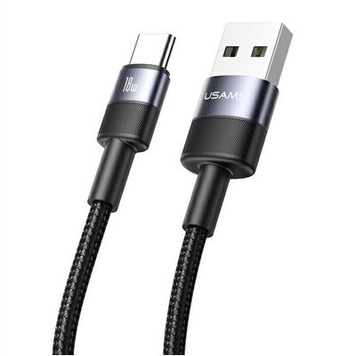 Kabel USB - USB-C USAMS SJ718 60W 1.2 m Stalowy