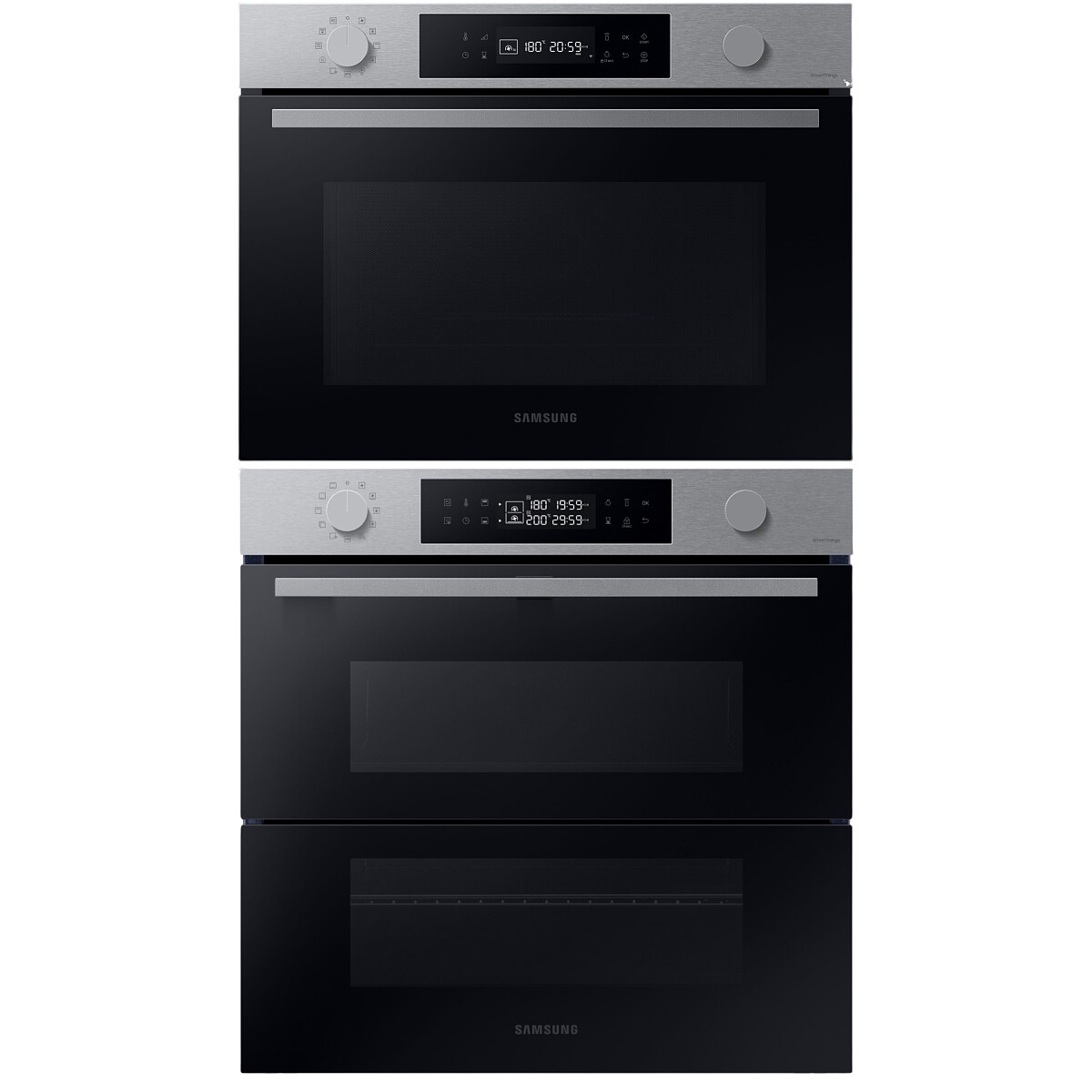 Zestaw AGD do zabudowy Samsung Piekarnik NV 7B4545VAS + Piekarnik z mikrofalą NQ 5B4553FBS
