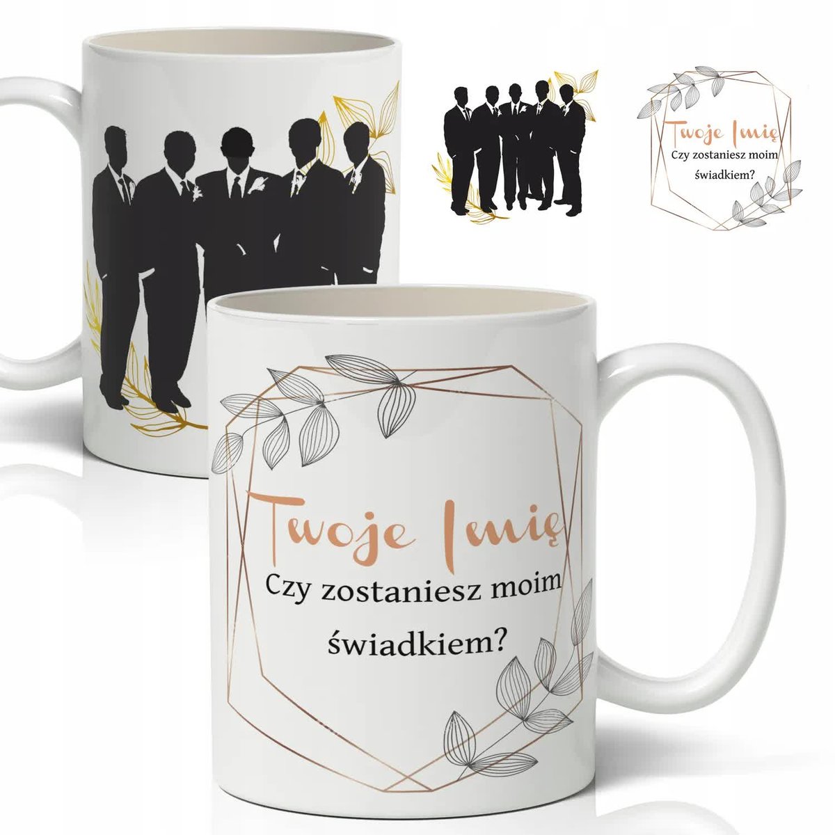 Kubek Dla Świadka Prośba O Świadkowanie TWOJE IMIĘ