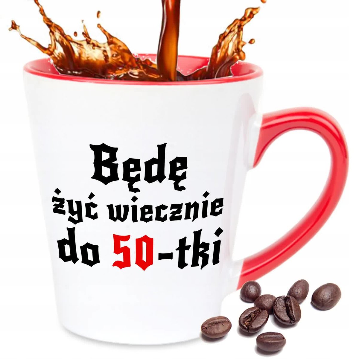 KUBEK BIAŁY NA PREZENT Z SERIALU 1670 BĘDĘ ŻYŁ WIECZNIE DO 50-TKI WZORY