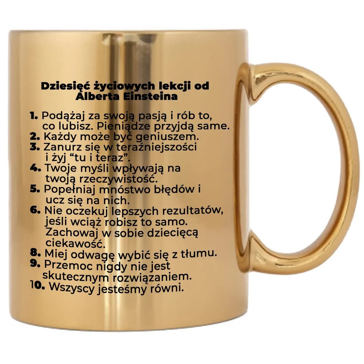 KUBEK ZŁOTY PREZENT DLA ABSOLWENTÓW NA ZAKOŃCZENIE ROKU SZKOLNEGO WZORY