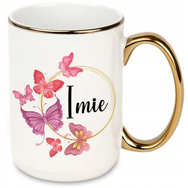 DUŻY Kubek XXL ZŁOTE PERSONALIZOWANE TWOJE IMIĘ