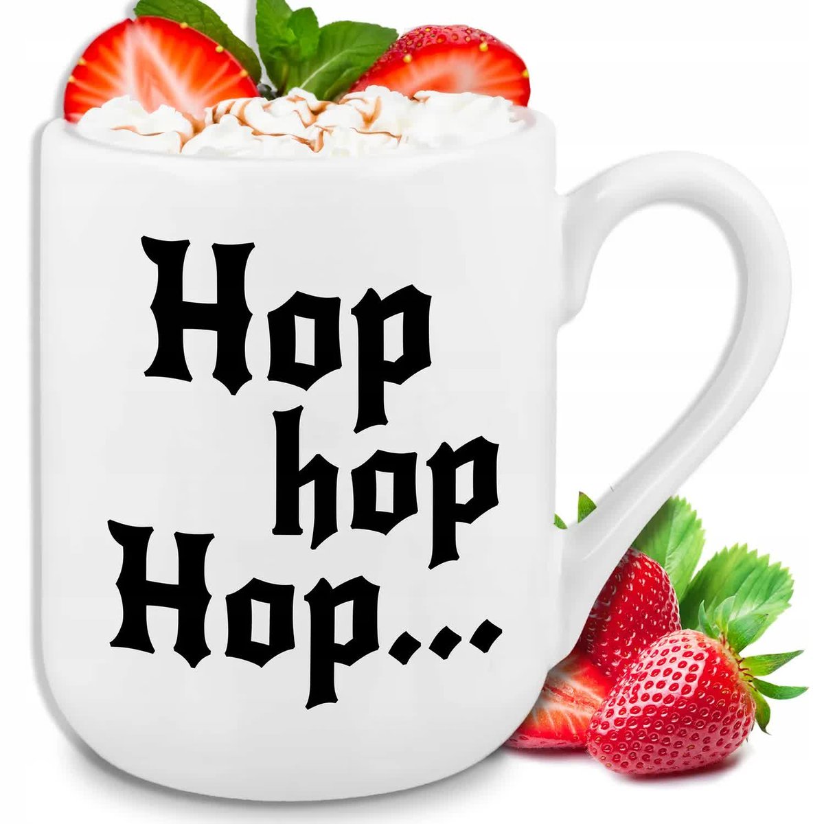 KUBEK BIAŁY NA PREZENT Z SERIALU 1670 HOP HOP HOP JAN PAWEŁ WZORY