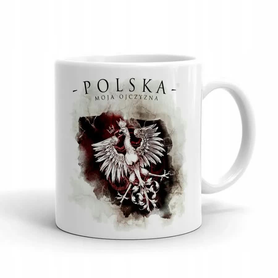 Kubek Biały na Prezent dla PATRIOTY POLSKA Wzory