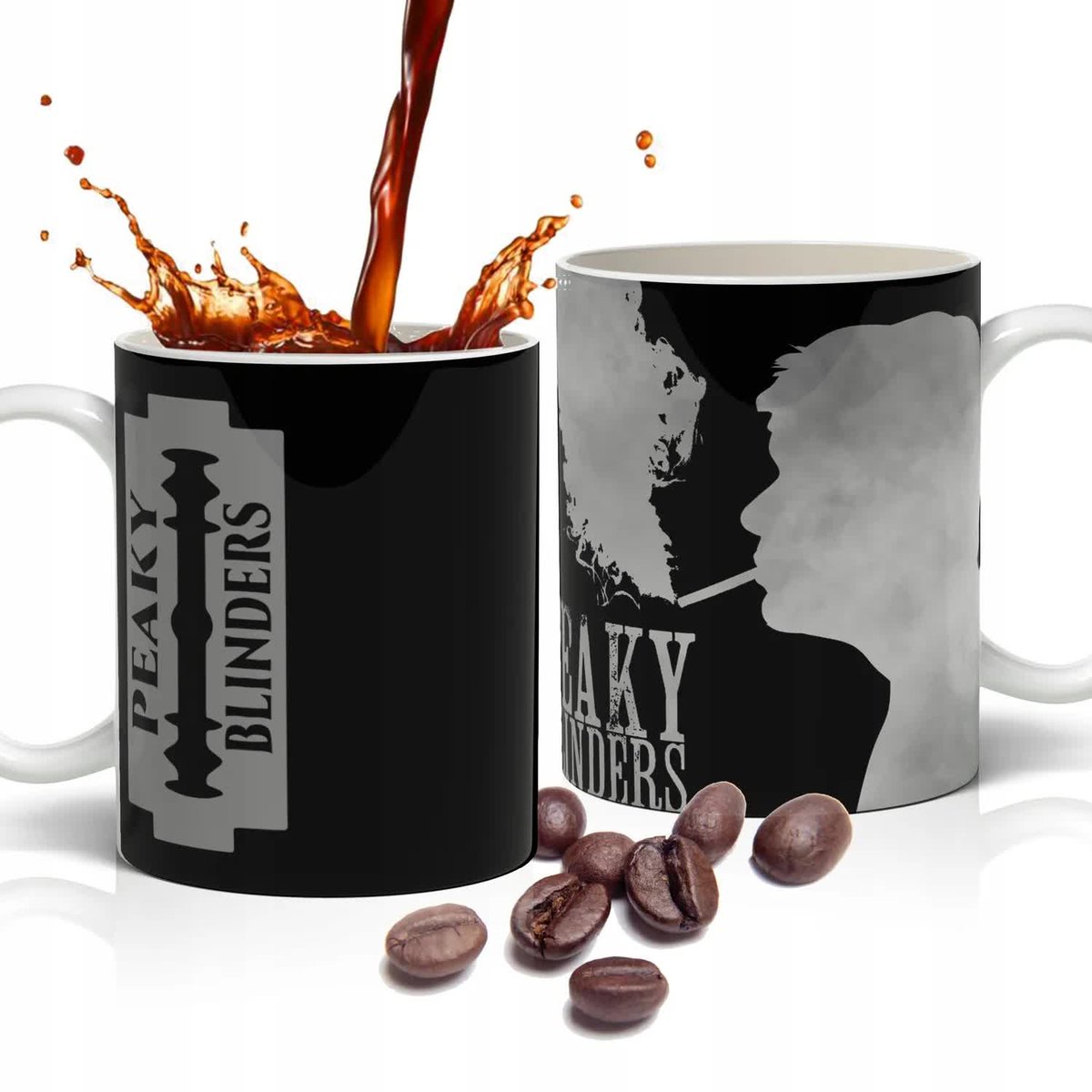 KUBEK BIAŁY PREZENT DLA FANA PEAKY BLINDERS WZORY