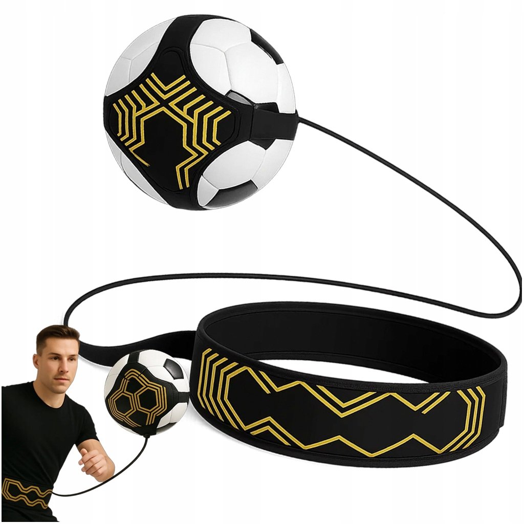 REGULOWANY PAS TRENINGOWY TRENAŻER PIŁKI PODANIA DO TRENINGU ELASTYCZNY