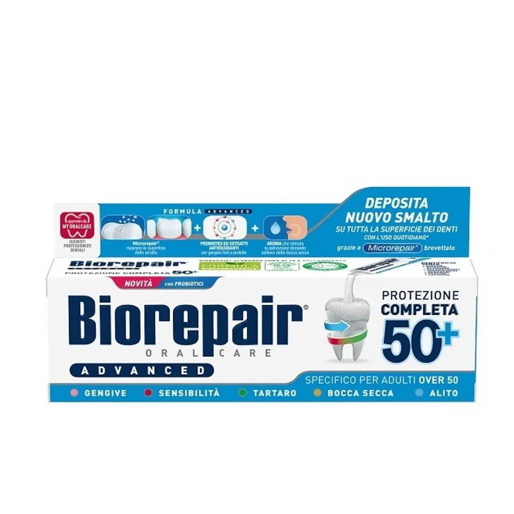 Biorepair Advanced Adulti 50+ - Pasta do zębów 75 ml