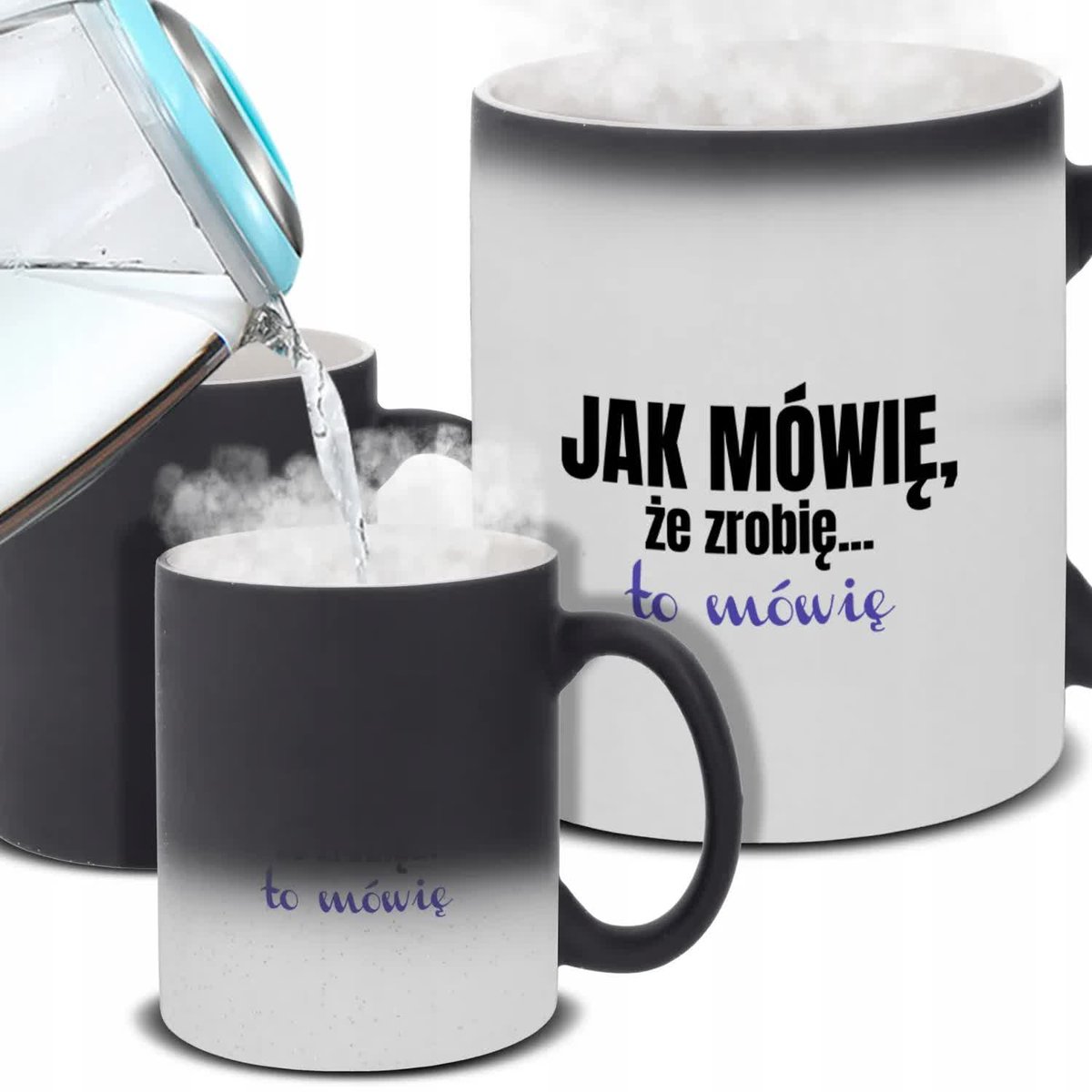 Kubek Magiczny JAK MÓWIĘ, ŻE ZROBIĘ TO MÓWIĘ Prezent Do Pracy W Korpo Wzory