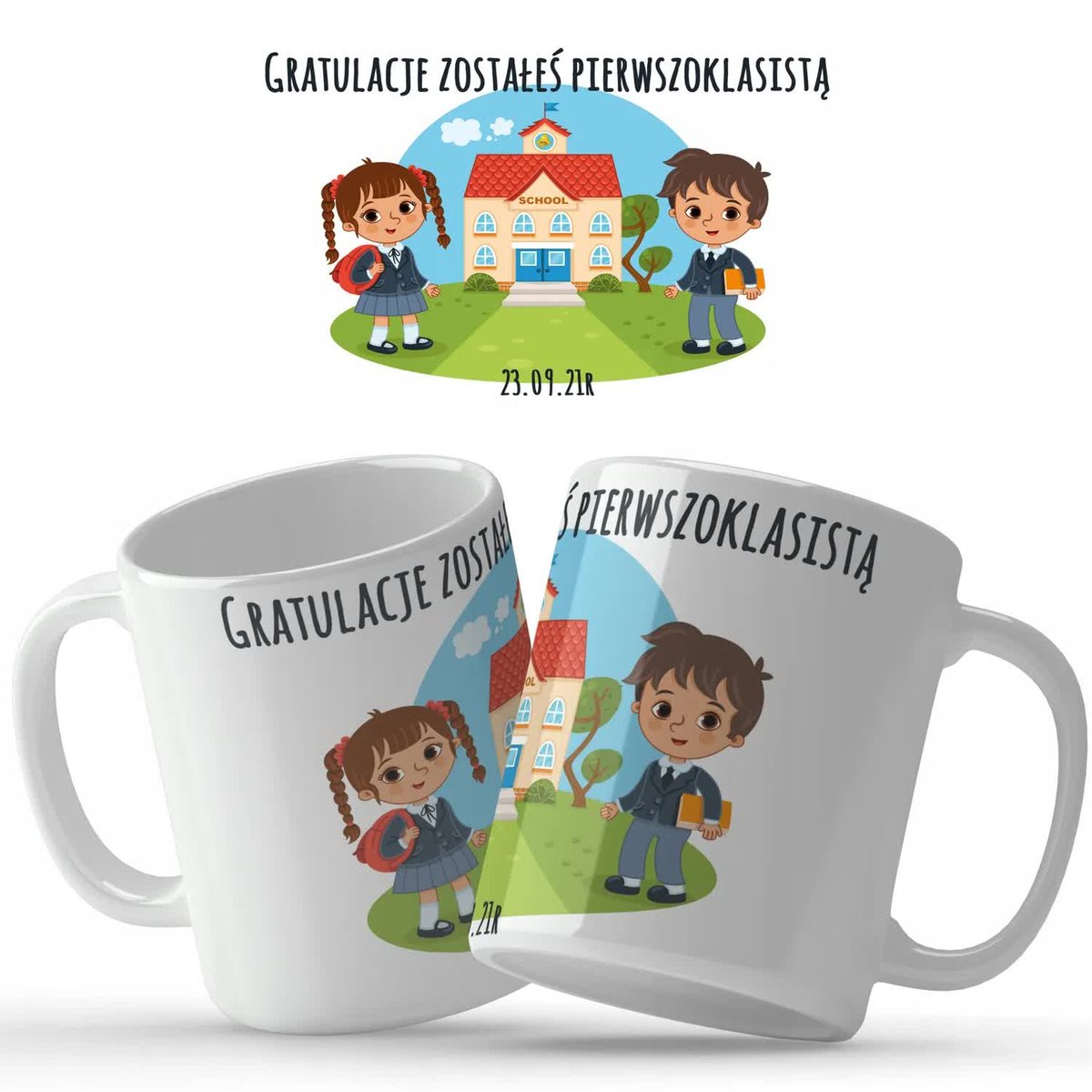 Kubek Biały Prezent PREZENT NA ŚLUBOWANIE Wzory