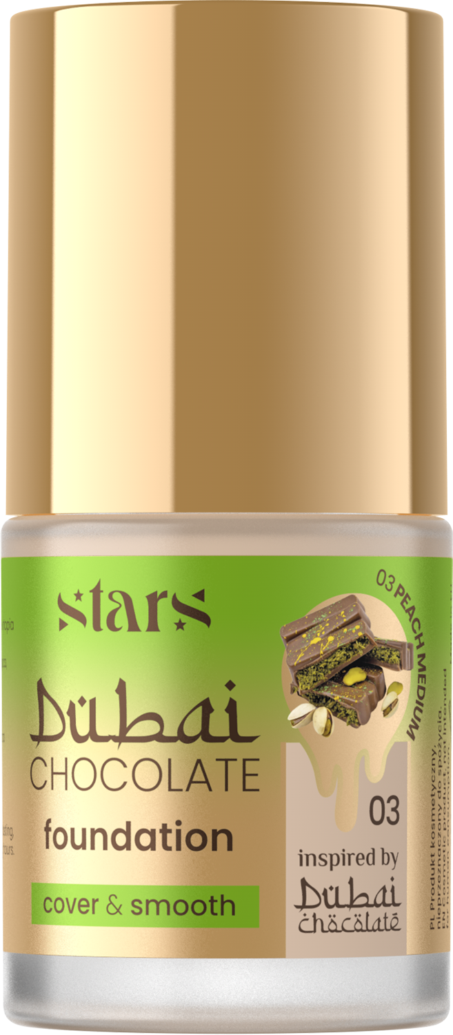 Stars from the Stars Dubai Chocolate Podkład Kryjąco-Wygładzający 03 Peach Medium