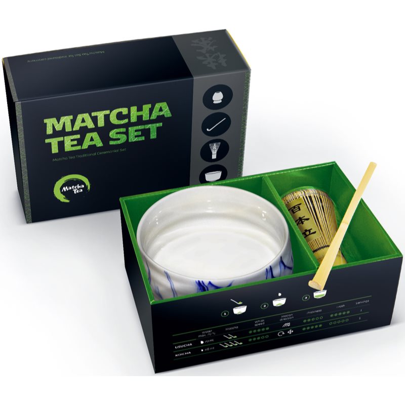 Matcha Tea Matcha Set Hiroki zestaw upominkowy do przygotowania napoju
