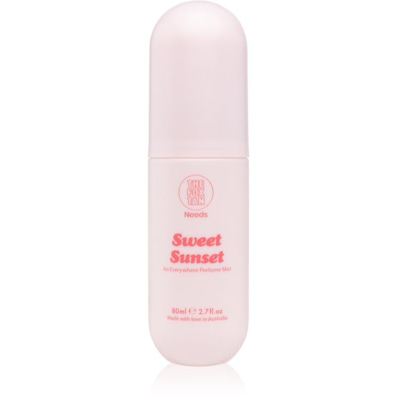The Fox Tan Everywhere Parfume Mist Sweet Sunset perfumowany spray do ciała dla kobiet 80 ml