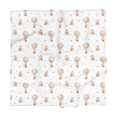 Bocioland Pieluszka bambusowa wiewiórki 110 x 110 cm, 1 szt. -> Wysyłka od 1,99 - odbiór w Żabce