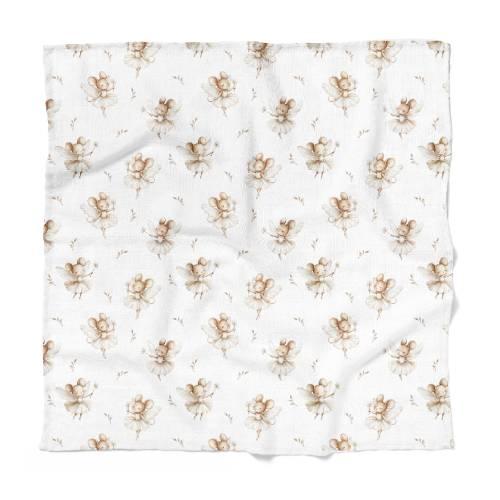 Bocioland Pieluszka bambusowa Myszki 110 x 110 cm, 1 szt. -> Wysyłka od 1,99 - odbiór w Żabce