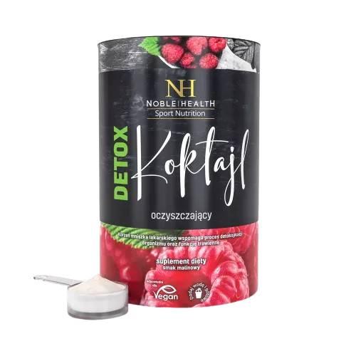 Noble Health Koktajl oczyszczający malinowy, 150 g