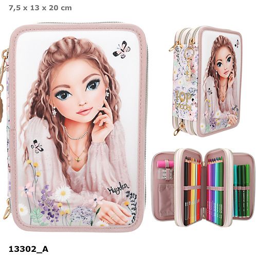 Piórnik 3-komorowy z wyposażeniem Top Model Summer Feeling 13302a