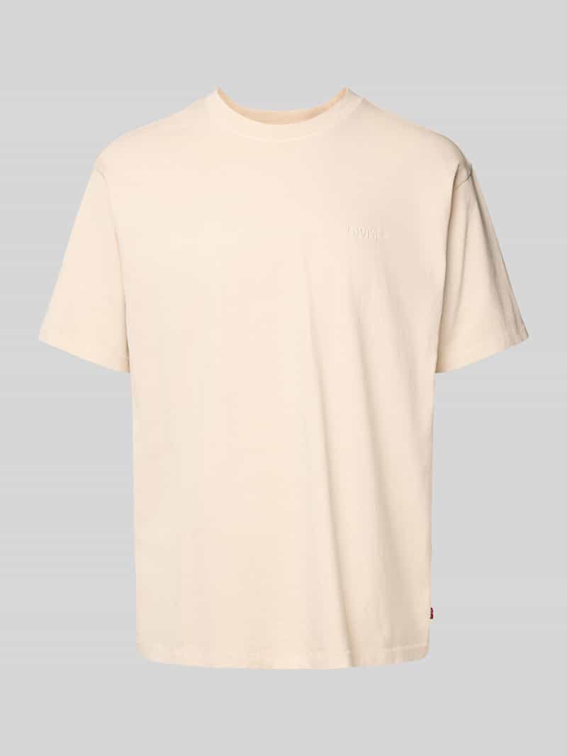T-shirt z wyhaftowanym logo