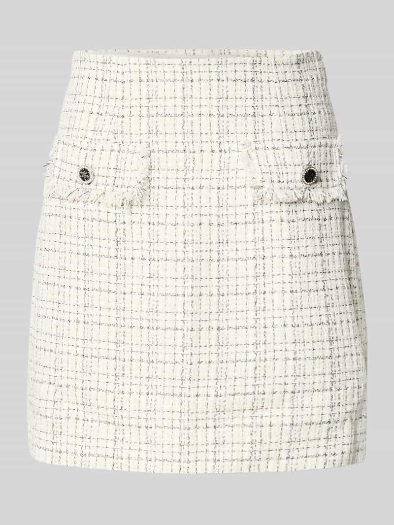 Spódnica mini z kieszeniami z patką model ‘ANNAMARIA’