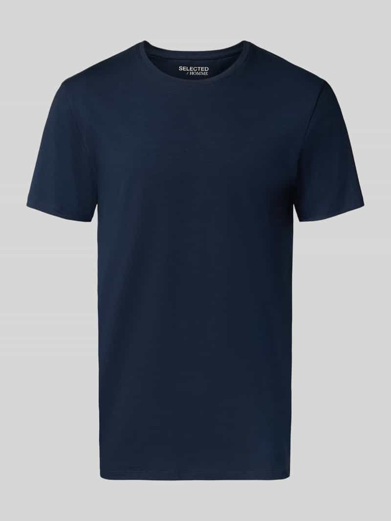 T-shirt o kroju regular fit z mieszanki bawełny