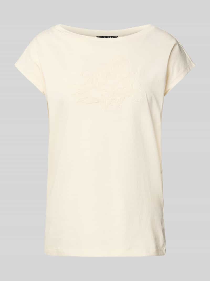 T-shirt z wyhaftowanym motywem model ‘GRIETA’