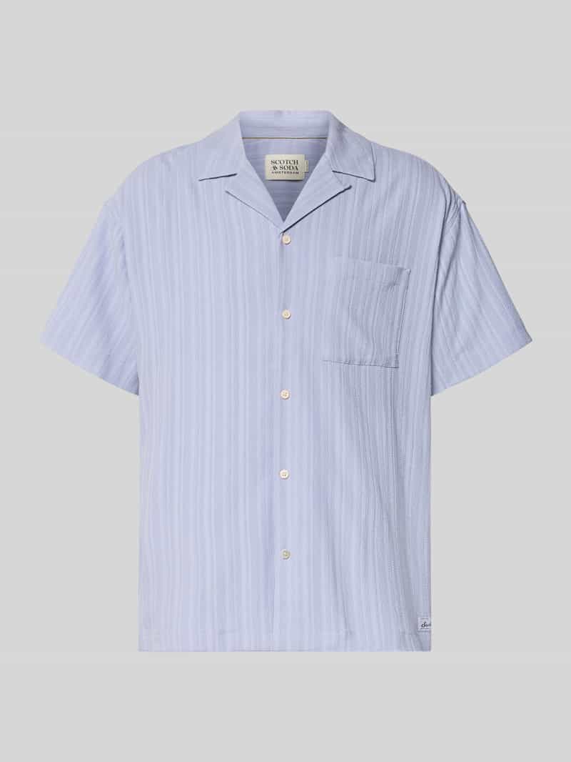 Koszula casualowa z kołnierzem z połami