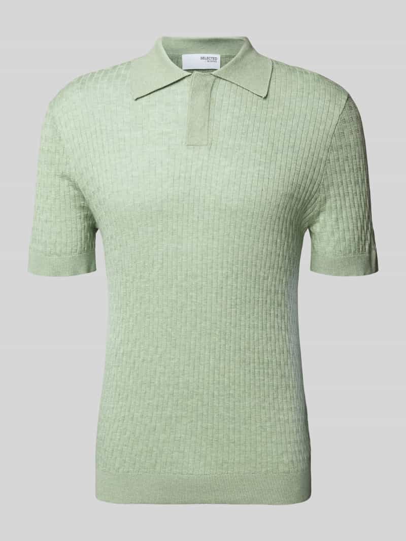 Koszulka polo o kroju regular fit z mieszanki bawełny i lyocellu model ‘CHANCE’