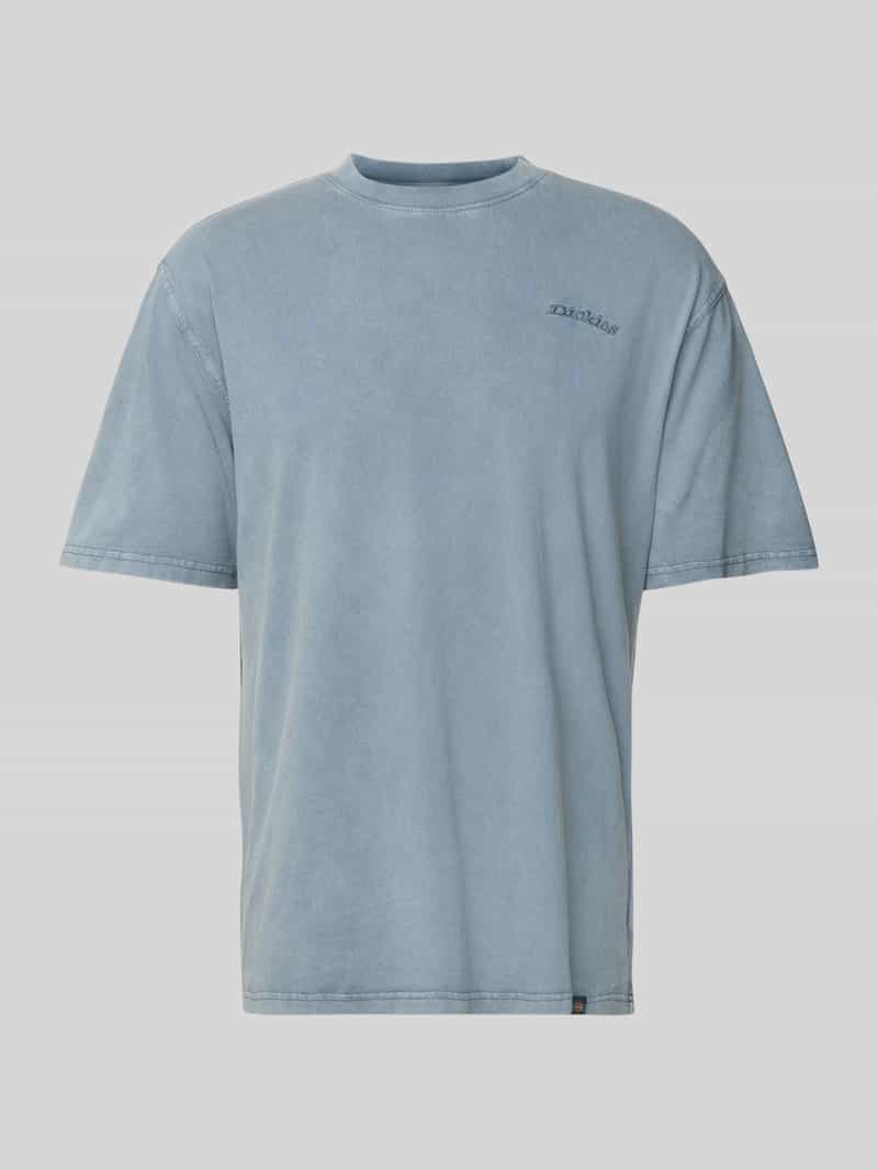 T-shirt z wyhaftowanym logo model ‘PLENTYWOOD’