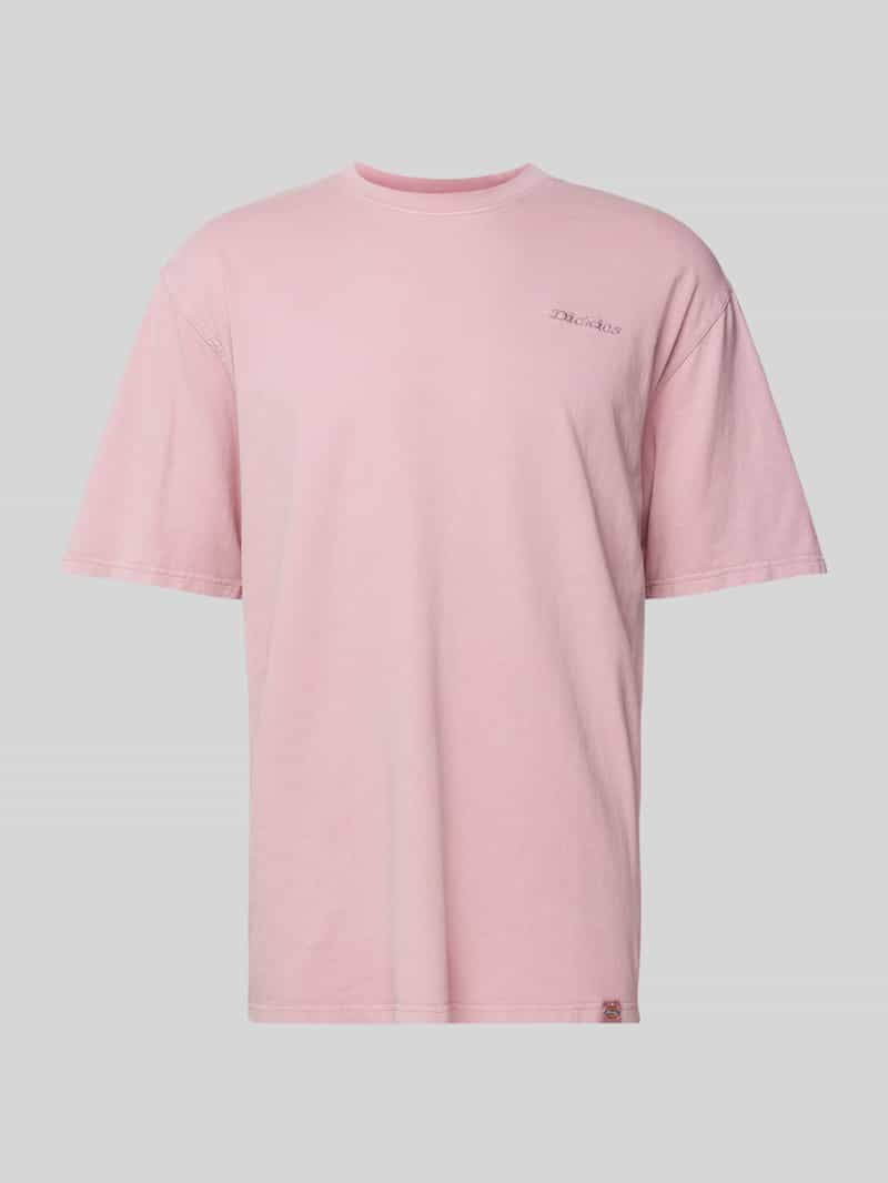 T-shirt z wyhaftowanym logo model ‘PLENTYWOOD’
