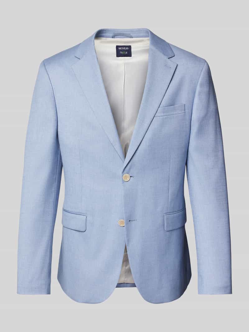 Marynarka do garnituru o kroju slim fit z listwą guzikową