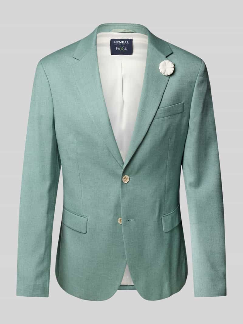 Marynarka do garnituru o kroju slim fit z listwą guzikową