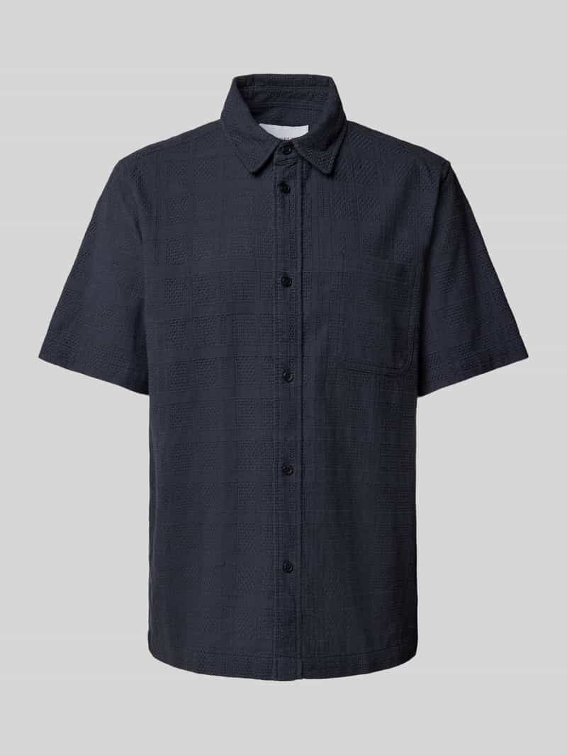 Koszula casualowa o kroju regular fit z rękawem o dł. 1/2 model ‘Charlie’