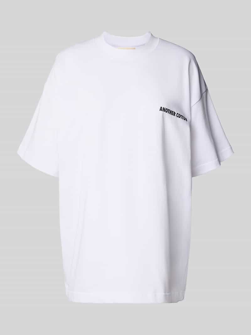 T-shirt o kroju oversized z nadrukiem z logo