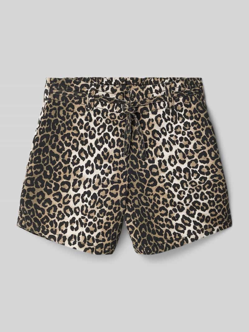 Bermudy o kroju regular fit z czystej bawełny model ‘SANDRA’