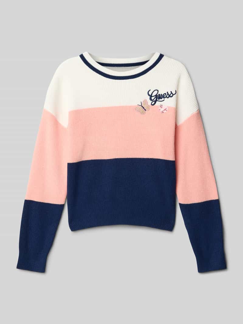 Sweter z dzianiny o kroju regular fit z mieszanki wiskozy
