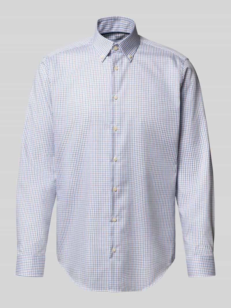 Koszula biznesowa o kroju regular fit z kołnierzykiem typu button down