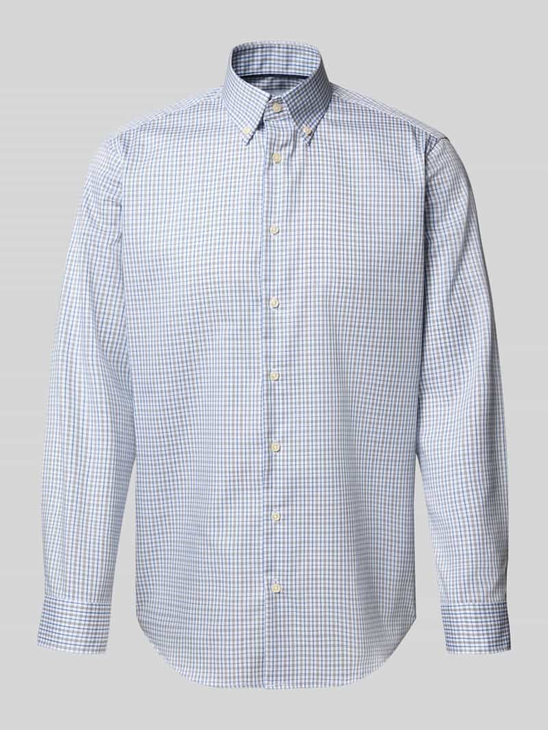 Koszula biznesowa o kroju regular fit z kołnierzykiem typu button down