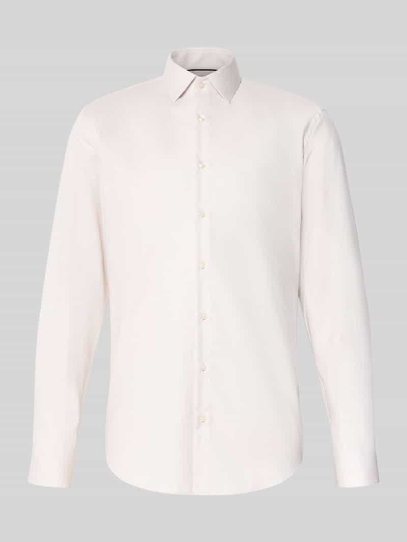 Koszula biznesowa o kroju slim fit z listwą guzikową