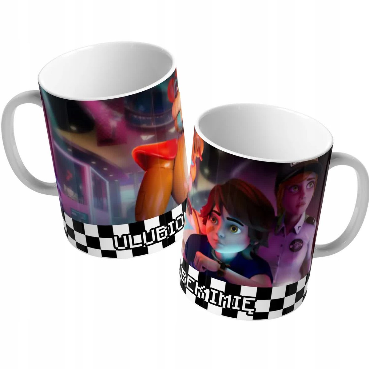 KUBEK Prezent FIVE NIGHTS AT FREDDY IMIĘ Wzory