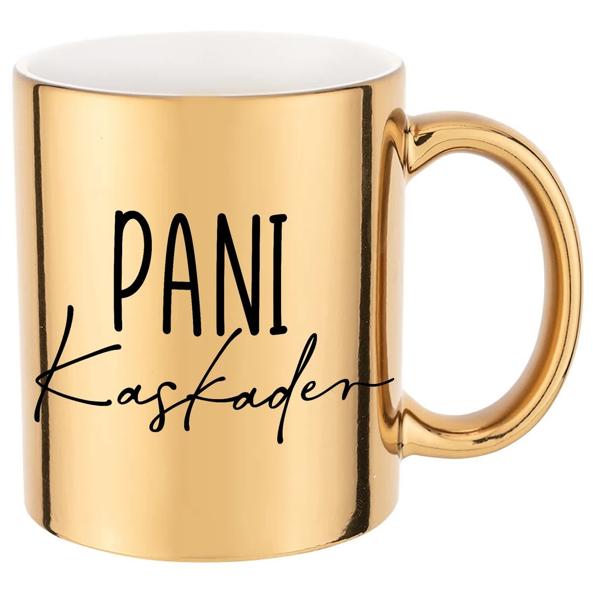 KUBEK ZŁOTY PREZENT DLA PANI KASKADER MIX WZORÓW