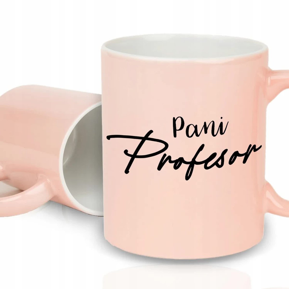 Kubek LIGHT PINK Na Prezent DLA PANI PROFESOR Wz
