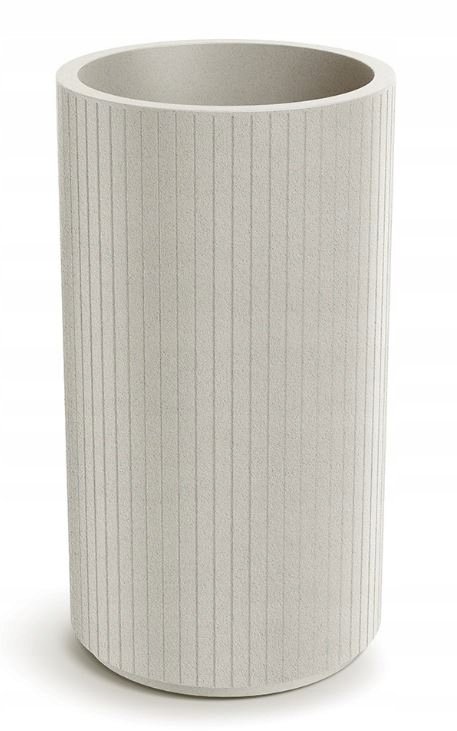 Doniczka sand Coro Round High TCR40H-101GR