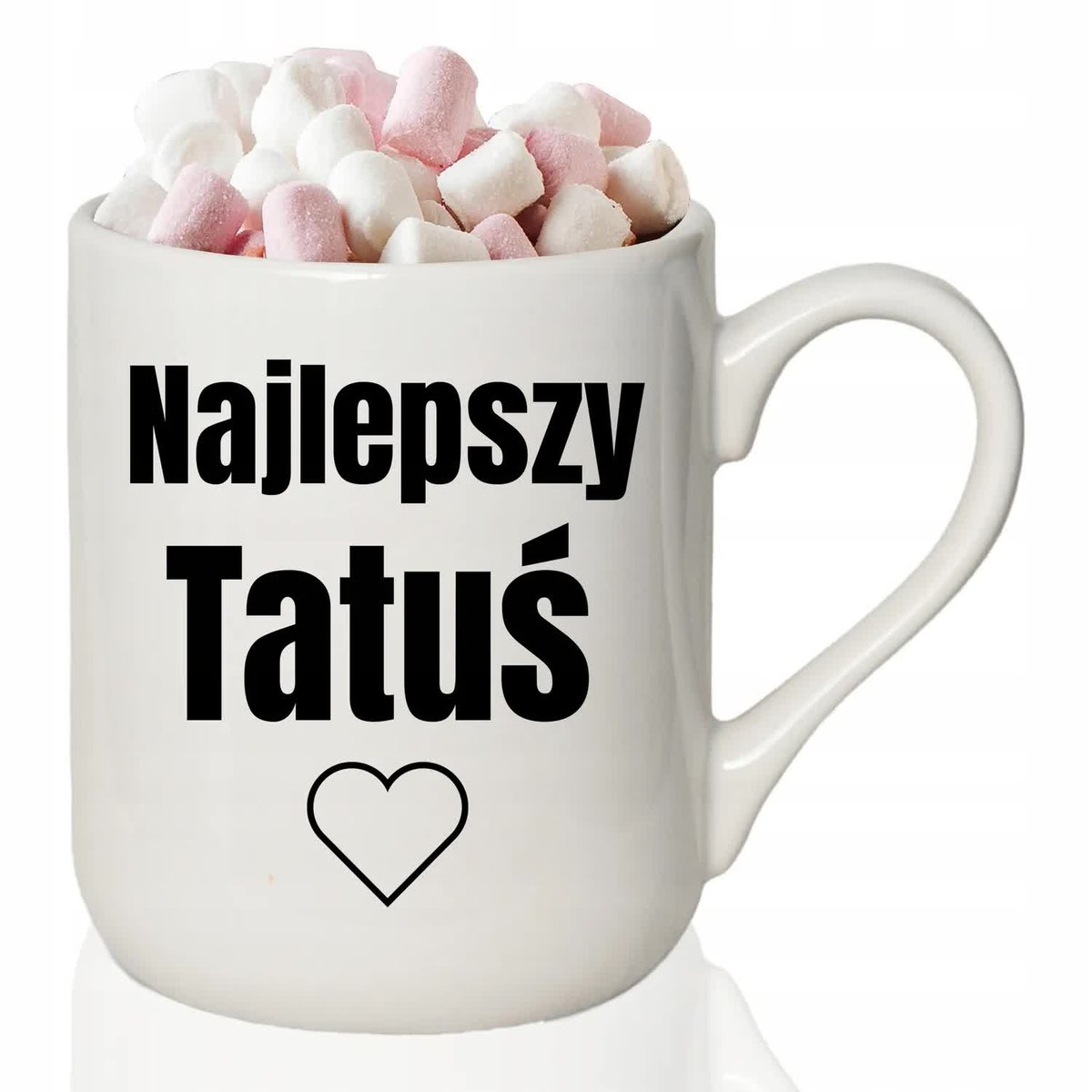 KUBEK COFFEE BIAŁY Na Prezent Urodziny Dzień Ojca NAJLEPSZY TATUŚ Wzory