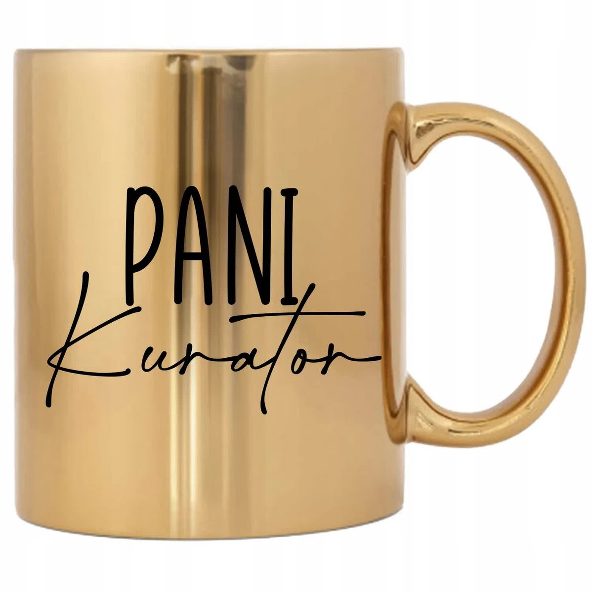 KUBEK ZŁOTY EKSLUSYWNY PREZENT NA KAŻDĄ OKAZJĘ PANI KURATOR WIELE WZORÓW
