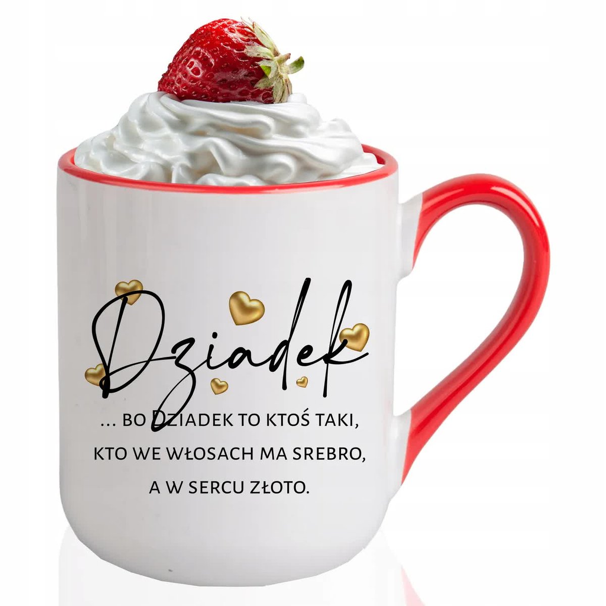 KUBEK COMBO Prezent Urodziny DZIEŃ DZIADKA Dziadek W Sercu Ma Złoto Wzory