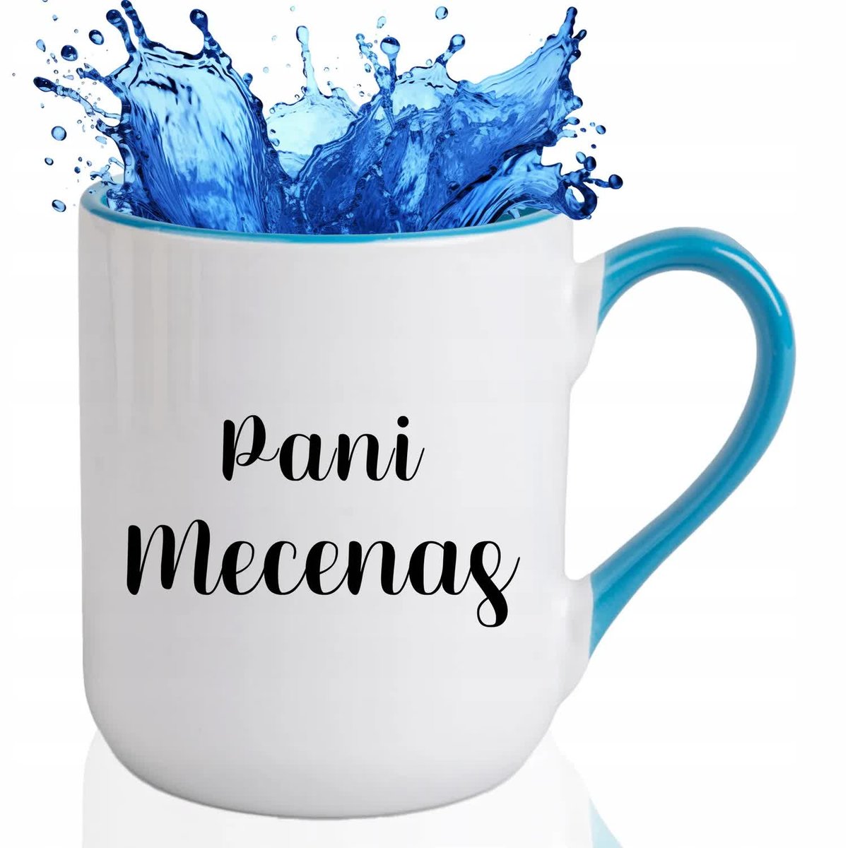 KUBEK NIEBIESKI COMBO Na Prezent Urodziny Dla Kobiety PANI MECENAS Wzory