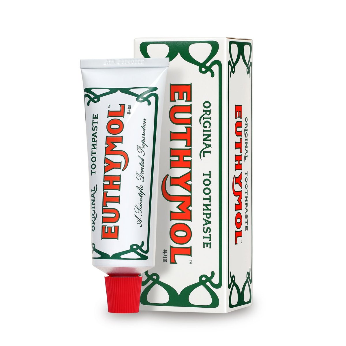 Euthymol pasta do zębów BEZ Fluoru BEZ cukru alkoholu naturalna ORYGINALNA 75ml
