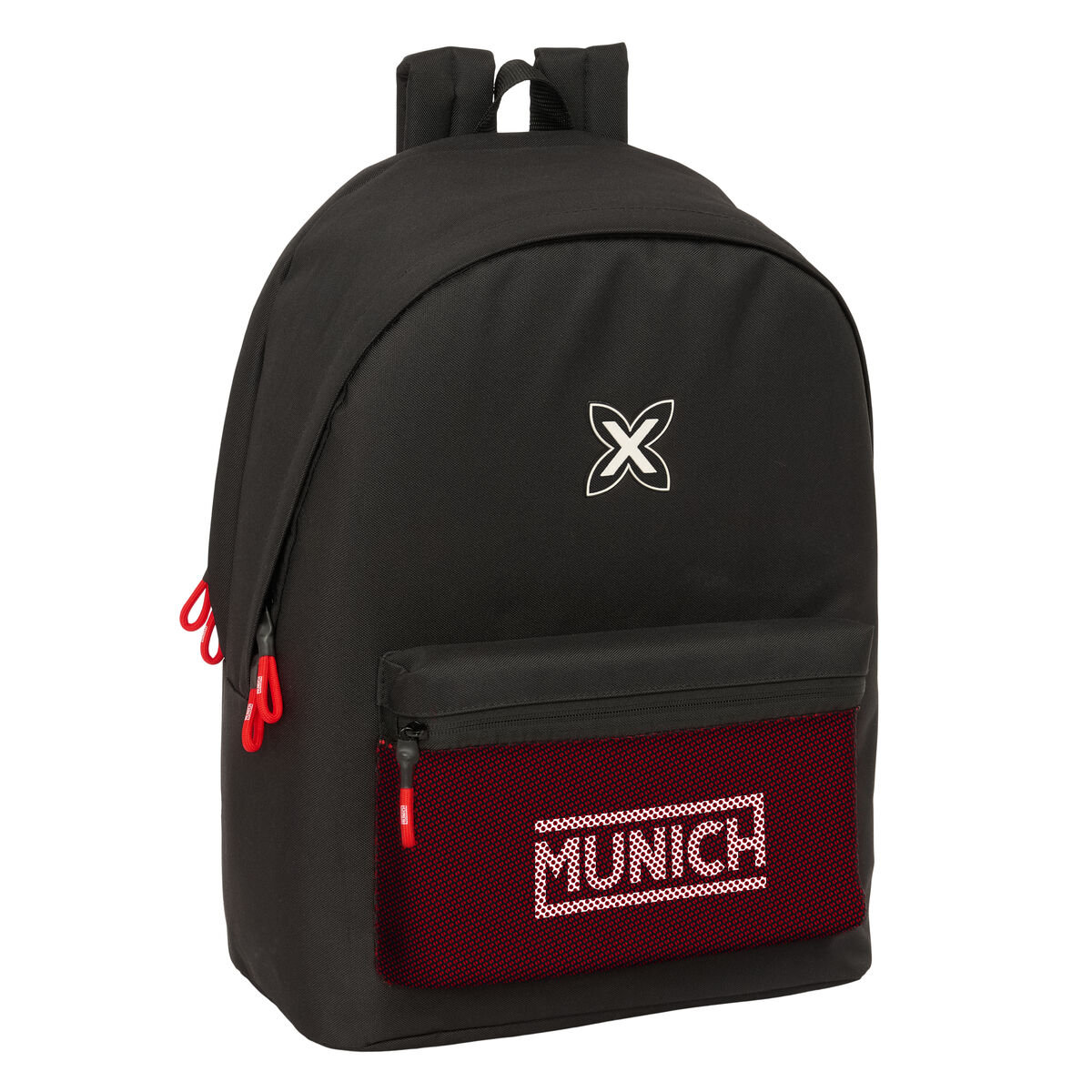 Plecak szkolny Munich +usb munich Czarny 31 x 44 x 18 cm